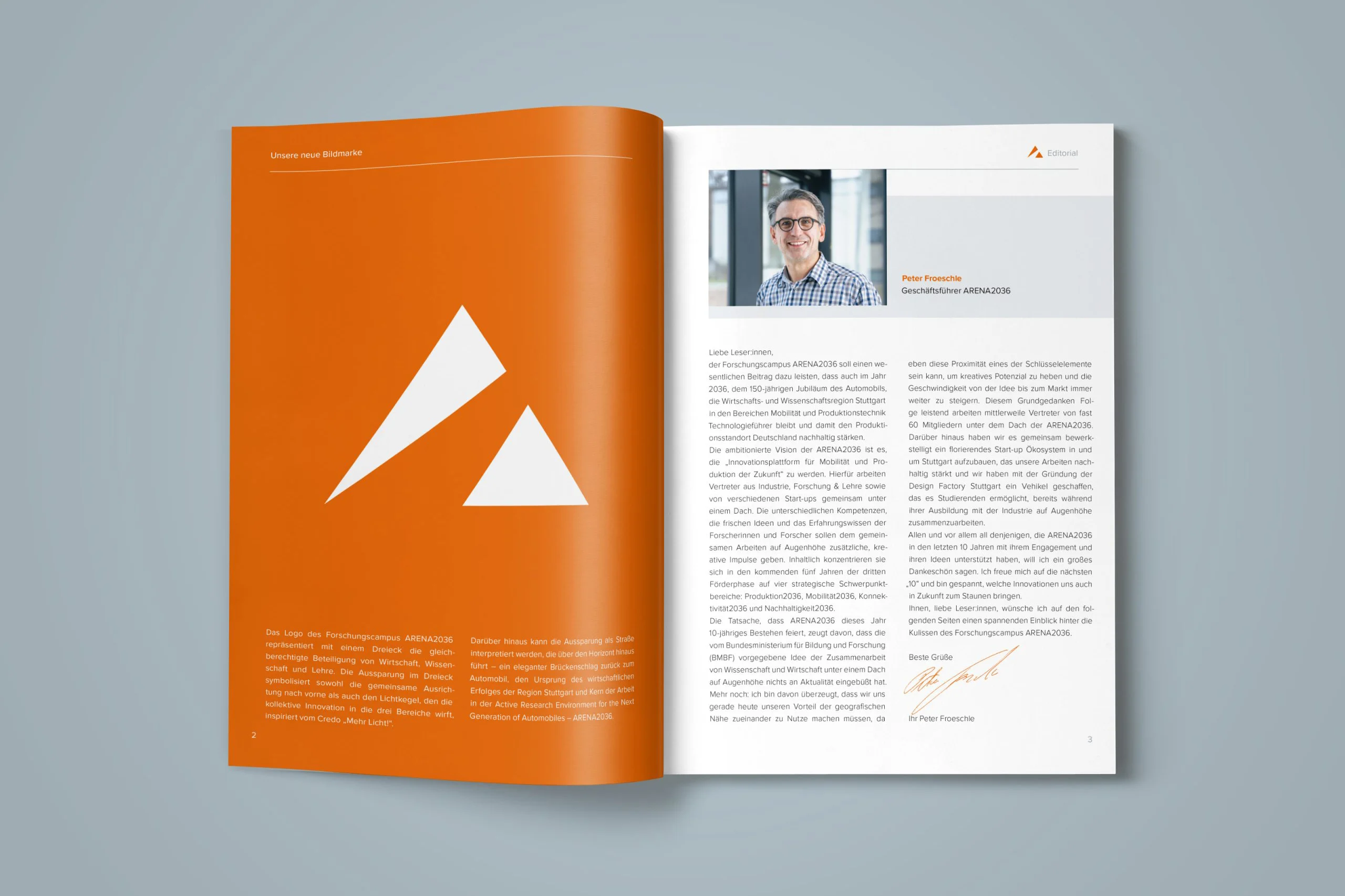 versierte Setzarbeiten in einer Festschrift