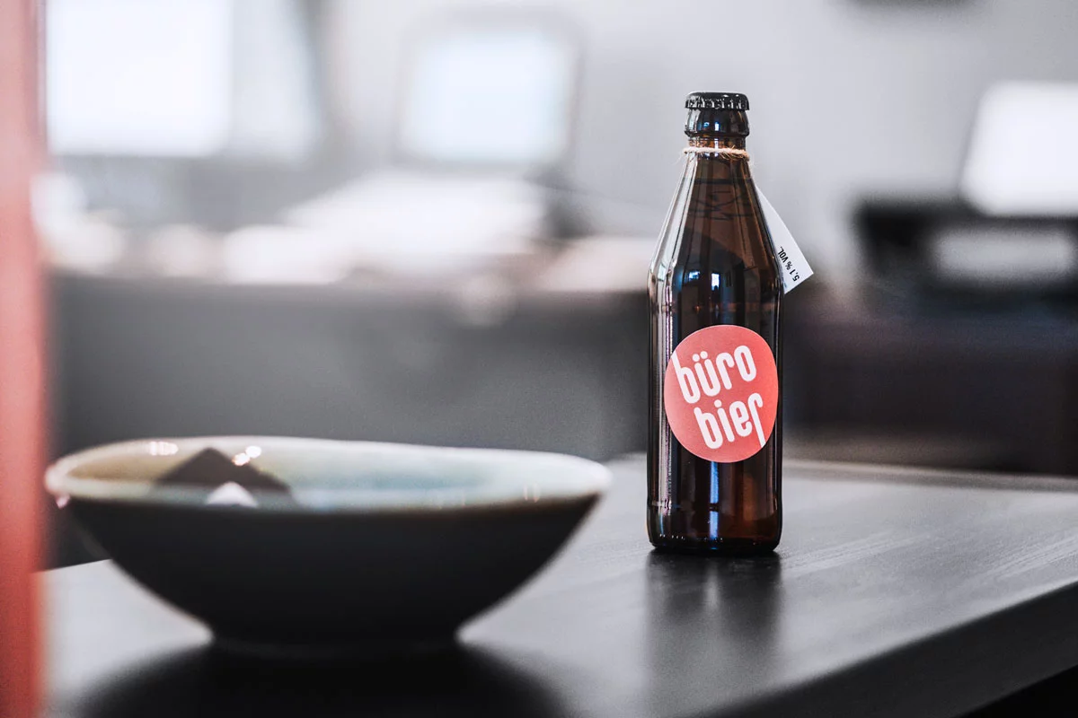 Büro Bier Nahaufnahme
