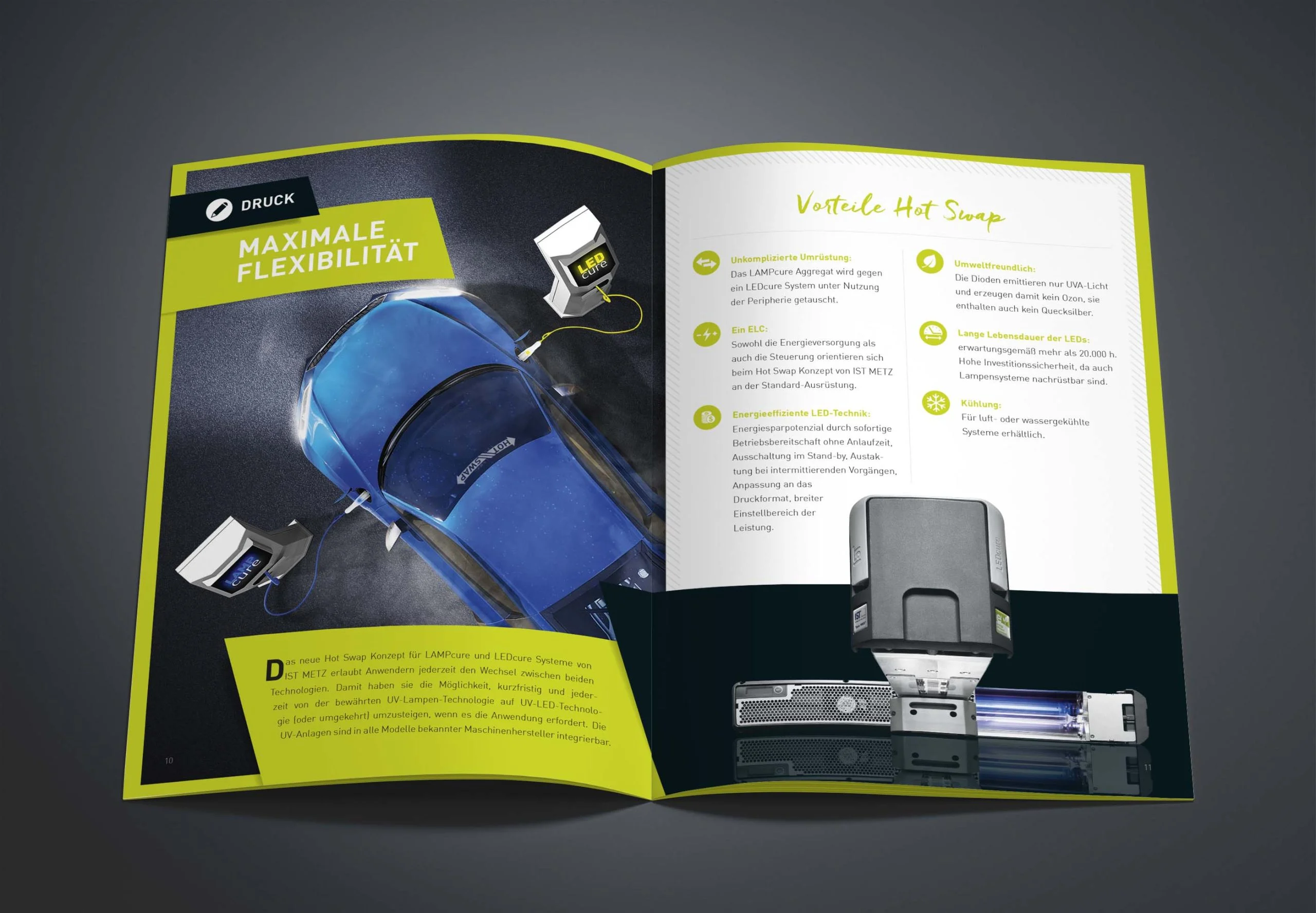 Editorial Design für Printpublikationen für IST Metz